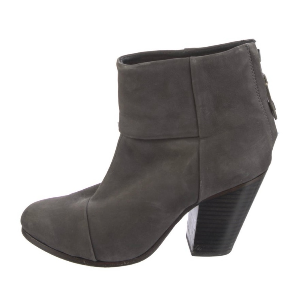Rag & Bone Gray Ankle Boots